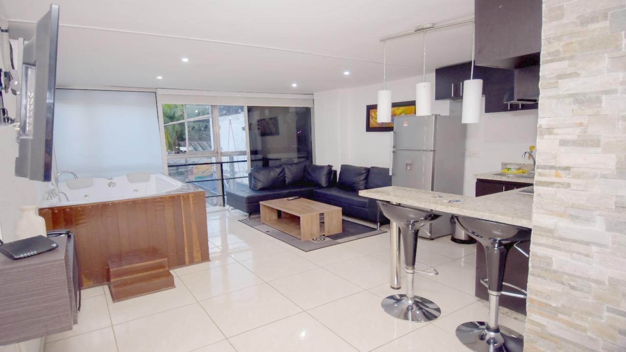 Apartamento Lleras Ac Hot Tub Medellín Zewnętrze zdjęcie